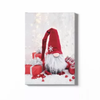 Tablou de Craciun cu spiridus haios, Christmas Gnome