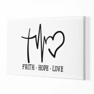 tablou craciun faith-hope love